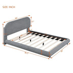 Full Size Upholstered Platform Bed