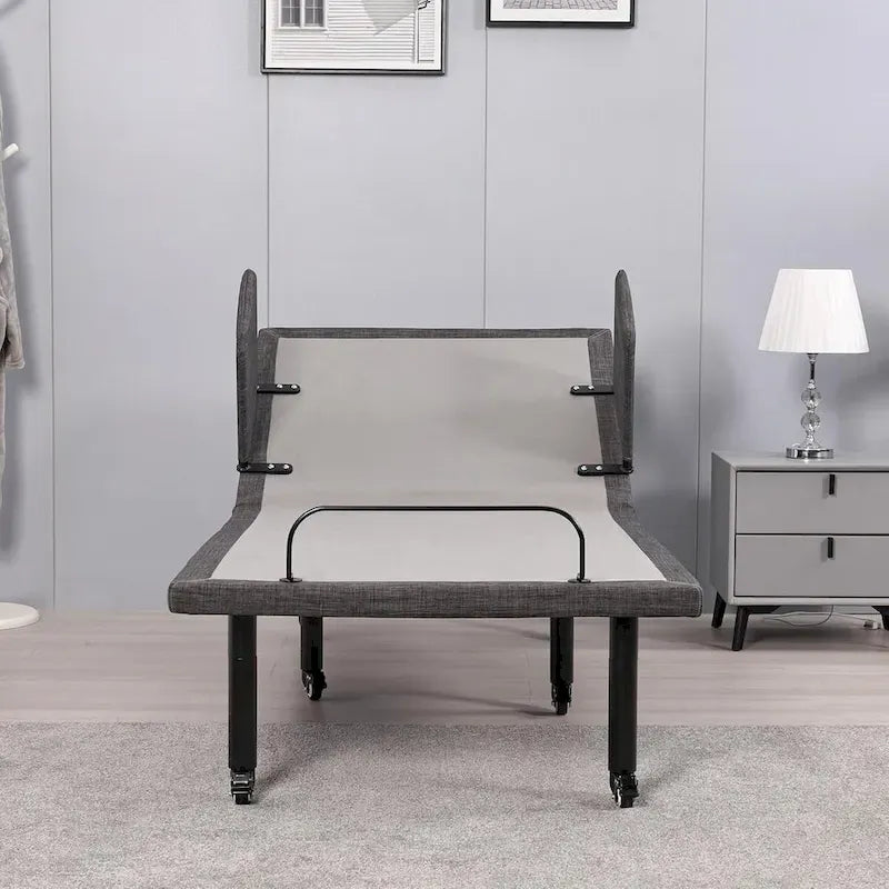 Adjustable Bed Frame with Wireless Remote – Hospital Style Base with Optional Mattress