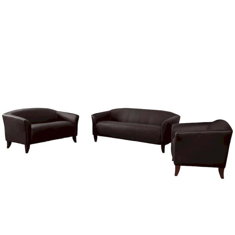 Reception Sofa Set with Wood Feet – Available in 3 Sizes