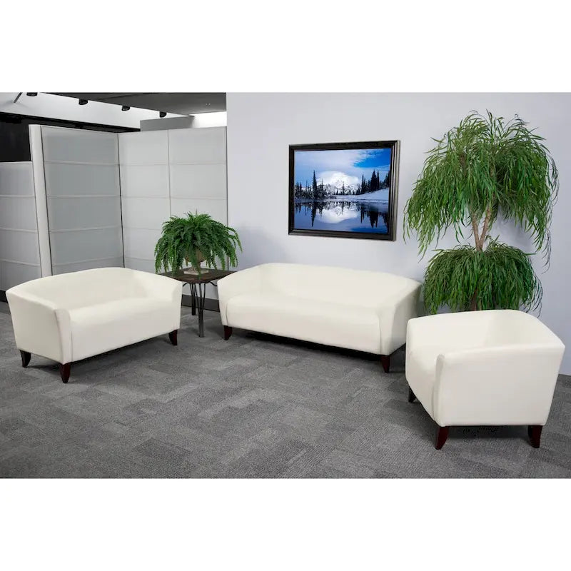 Reception Sofa Set with Wood Feet – Available in 3 Sizes