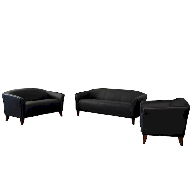 Reception Sofa Set with Wood Feet – Available in 3 Sizes