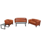 Reception Sofa Set with Wood Feet – Available in 3 Sizes