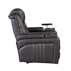Power Recliner Chair with Adjustable Headrest, USB Port, Storage Arms, Cup Holder, and Swivel Tray Table