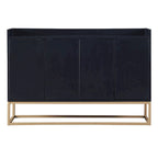 Sideboard Buffet Cabinet with 3-Shelf Storage - 47.2"L x 11.8"W x 31.5"H