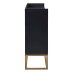 Sideboard Buffet Cabinet with 3-Shelf Storage - 47.2"L x 11.8"W x 31.5"H