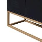 Sideboard Buffet Cabinet with 3-Shelf Storage - 47.2"L x 11.8"W x 31.5"H