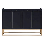 Sideboard Buffet Cabinet with 3-Shelf Storage - 47.2"L x 11.8"W x 31.5"H