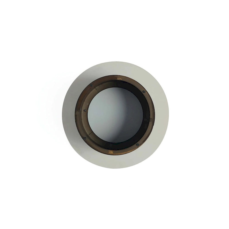 Round Sintered Stone Coffee Table with Sliding End Table