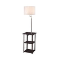 Floor Lamp with Side Table and Power Station