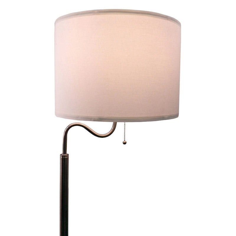 Floor Lamp with Side Table and Power Station
