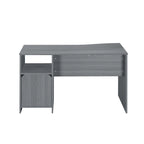 3-Drawer Computer Desk - Grey