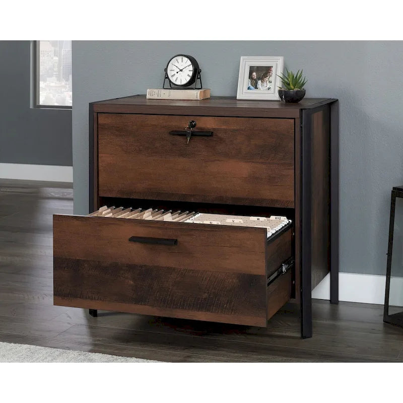 2-Drawer Lateral File Cabinet with Lock