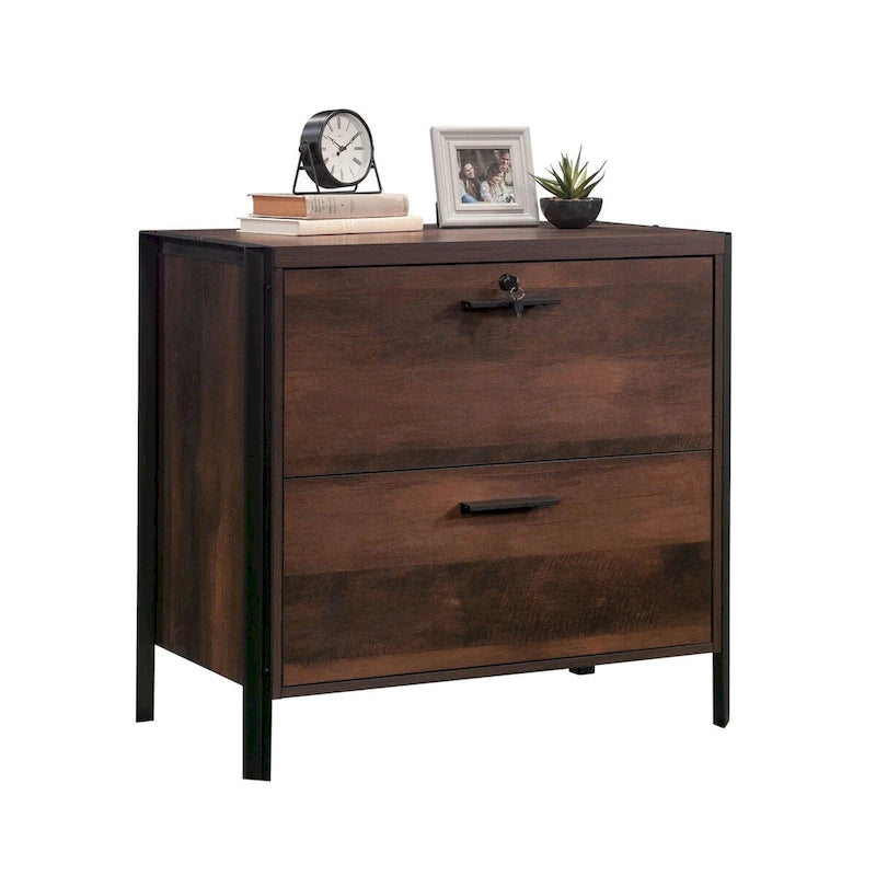 2-Drawer Lateral File Cabinet with Lock