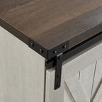 Wood Media Console TV Stand Entertainment Center