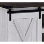 Wood Media Console TV Stand Entertainment Center