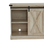 Wood Media Console TV Stand Entertainment Center