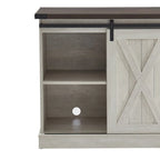 Wood Media Console TV Stand Entertainment Center